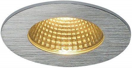 SLV - Patta-I - LED Inbouwlamp - Geborsteld Aluminium - Dimbare LED Driver, IP65