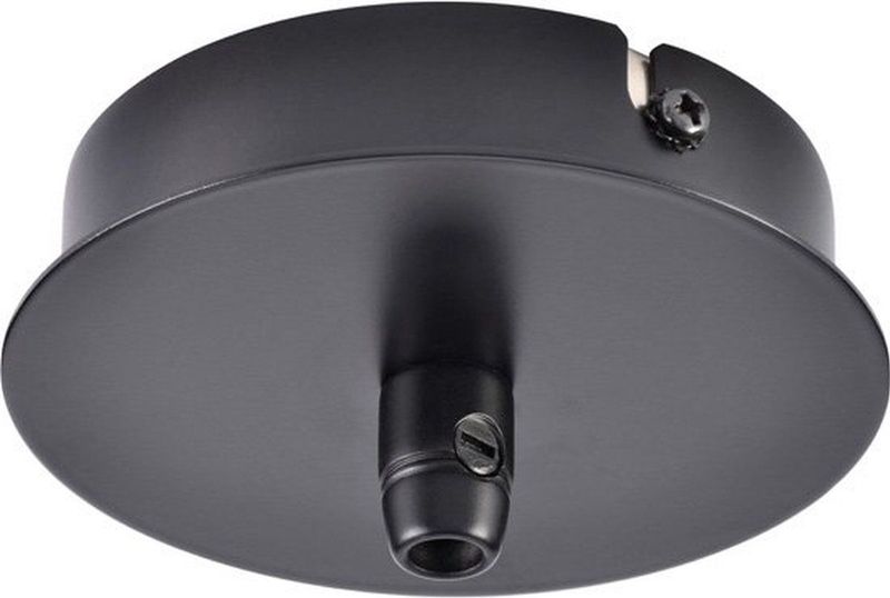 SLV - FITU - Plafondrozet - Rond - Zwart - Inclusief Trekontlasting