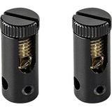 SLV Onderdeel | VOEDINGSAANSLUITING, voor TENSEO laagspanningskabelsysteem, zwart, 2 s | TENSEO SYSTEM