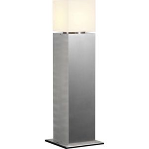 SLV Square Pole 60 Vloerlamp voor buiten, elegante buitenverlichting, dimbaar, led-vloerlamp, voor buiten, padverlichting, tuinlamp, E27, IP44, roestvrij staal 304