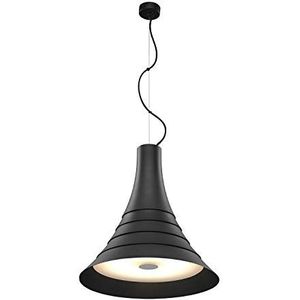 SLV pendelarmatuur BATO 45 PD/woonkamerlamp, binnenverlichting, hangarmatuur eetkamer, led, plafondarmatuur / 2700K 30 W 1450 lm zwart dimbaar 100 graden