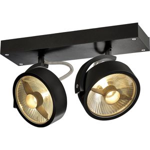 Armatuur - Plafondspot - Zwart - 2 x ES111 - Dimbaar