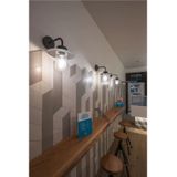 SLV Molat LED buitenwandlamp voor verlichting van muren, paden, ingangen | led-schijnwerper, wandlamp, tuinlamp, staande lamp | industrieel vintage | E27, max. 60 W