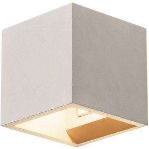 SLV Wandlamp Solid Cube Up-Down betongrijs - 1000910