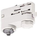 SLV Onderdeel | Lampadapter voor S-TRACK 3-fasen rail, verkeerswit | S-TRACK SYSTEM