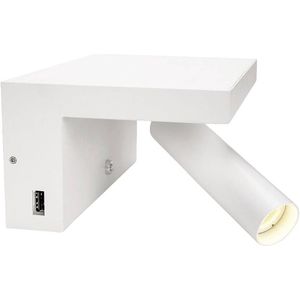 Wandlamp Karpo USB wit - 1002140