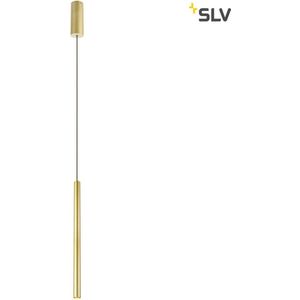 SLV pendelarmatuur HELIA 30 PD/woonkamerlamp, binnenverlichting, hangarmatuur eetkamer, led, plafondarmatuur / 3000K 10 W 550 lm goud dimbaar 40 graden