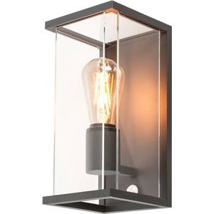 SLV Wandlamp QUADRULO | voor efficiënte buitenverlichting van muren en huisingang | wandspot, wandlamp, buitenlamp, tuinlamp, staande lamp | E27, max. 15W