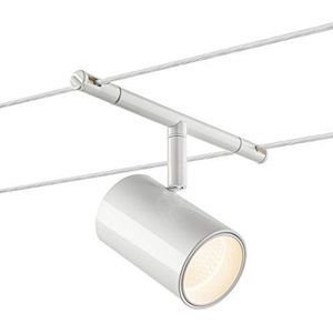 SLV kabelsysteem spot TENSEO NOBLO/spot, ledspot, plafondspot, plafondarmatuur, binnenverlichting / 2700K 8,5 W 450 lm wit 36 graden