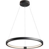 SLV pendelarmatuur ONE 60 DALI/woonkamerlamp, binnenverlichting, hangarmatuur, eetkamer, led, plafondarmatuur / 3000/4000K 25 W 1400/1500 lm zwart dimbaar