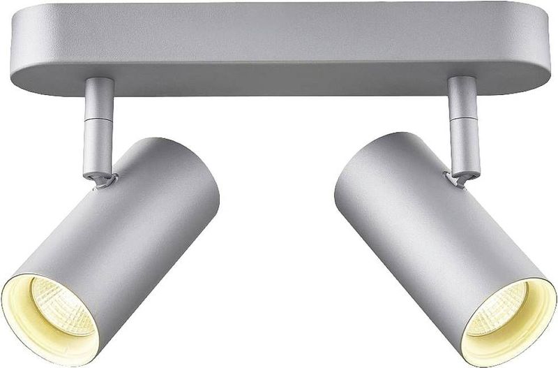NOBLO II Indoor LED Deckenaufbauleuchte 2700K silber