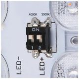 SLV 1003452 AINOS LED-plafondlamp met bewegingsmelder LED LED vast ingebouwd 18 W Antraciet