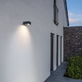 SLV Eskina Frame Wandlamp, buitenverlichting van de ingang van het huis, muren, terrassen, gevels, trappen, led-wandlamp, binnen LED, schakelaar CCT 3000/4000 K