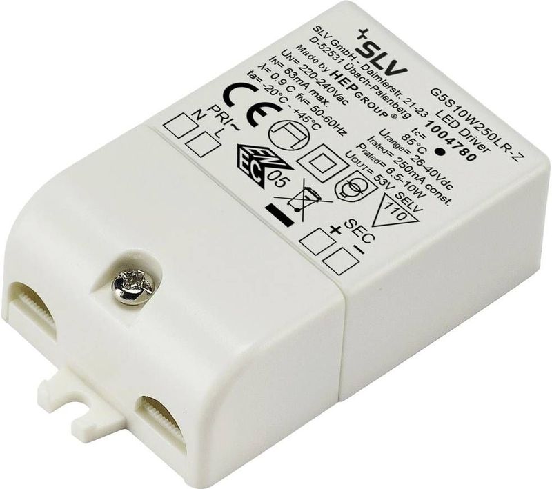 SLV LED Driver | 250mA 10W | IP20
