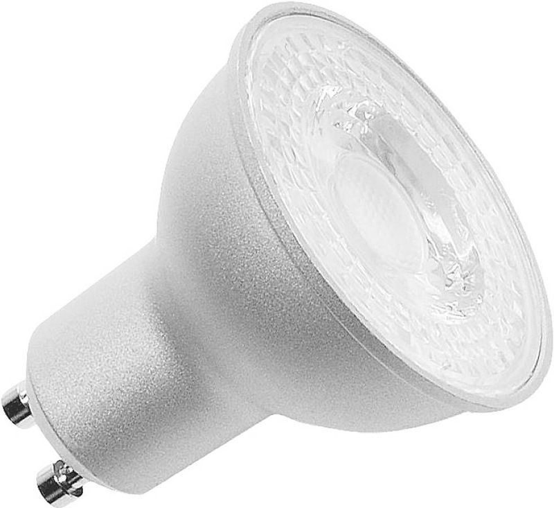 SLV - GU10 LED Spot - Grijs - 6W - Dimbaar - 2700K - 450lm - 38°