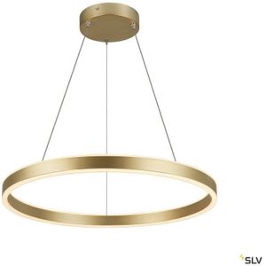 SLV One 60 LED hanglamp, CCT, messing, Ø 60 cm
