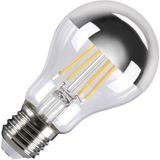 SLV - E27 LED Lamp - Dimbaar - Chroom - 7.5W - 2700K - 720lm - 180°