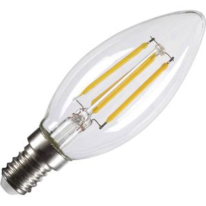 SLV 1005284 LED-lamp Energielabel F (A - G) E14 Kaars Warmwit (Ø x l) 35 mm x 98 mm 1 stuk(s)