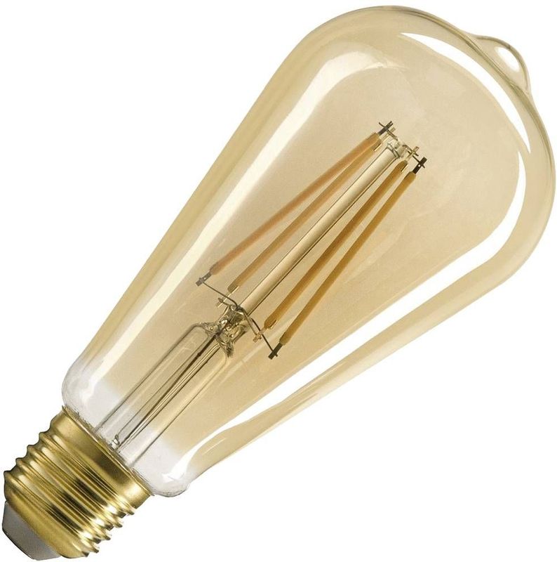 SLV - E27 LED Edison Lamp - Goud - 7,5W - Dimbaar - 700 lumen - 320°