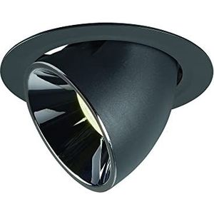 SLV Numinos Gimble XL inbouwlamp plafondlamp inbouwlamp plafondlamp inbouwlamp binnenverlichting 4000K 37,4W 3750lm zwart 55°