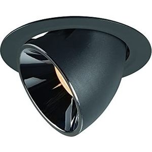 SLV Numinos Gimble XL LED plafondinbouwlamp inbouwlamp plafondlamp inbouwlamp binnenverlichting 2700K 37,4W 3400lm zwart 40°