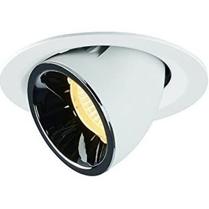 SLV Numinos plafondinbouwlamp Gimble M / LED plafondspot inbouwlamp plafondlamp binnenverlichting / 3000K 17,5W 1550lm wit 55°
