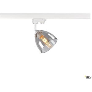 SLV PARA CONE GL/spot, 3-fasen systeemlamp, LED-spot, plafondspot, railsysteem, binnenverlichting / GU10 25W wit
