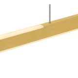 kantoor hanglamp One Linear 2x15w Led 140cm mat messing - 1006190