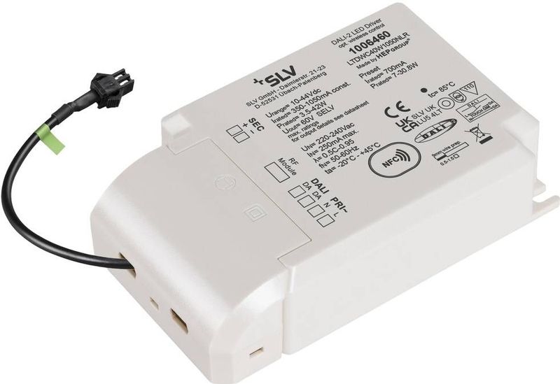 SLV - LED Driver - DALI Dimbaar - 42W - Transformatoren