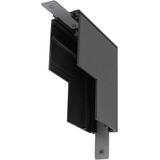 SLV - L-verbinder Mechanisch - Zwart - 48V TRACK - Voor Opbouwrail Diep - Stereo