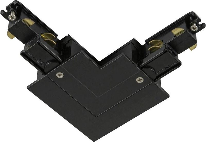 SLV - S-Track - Railsysteemcomponent - Zwart - L-verbinder
