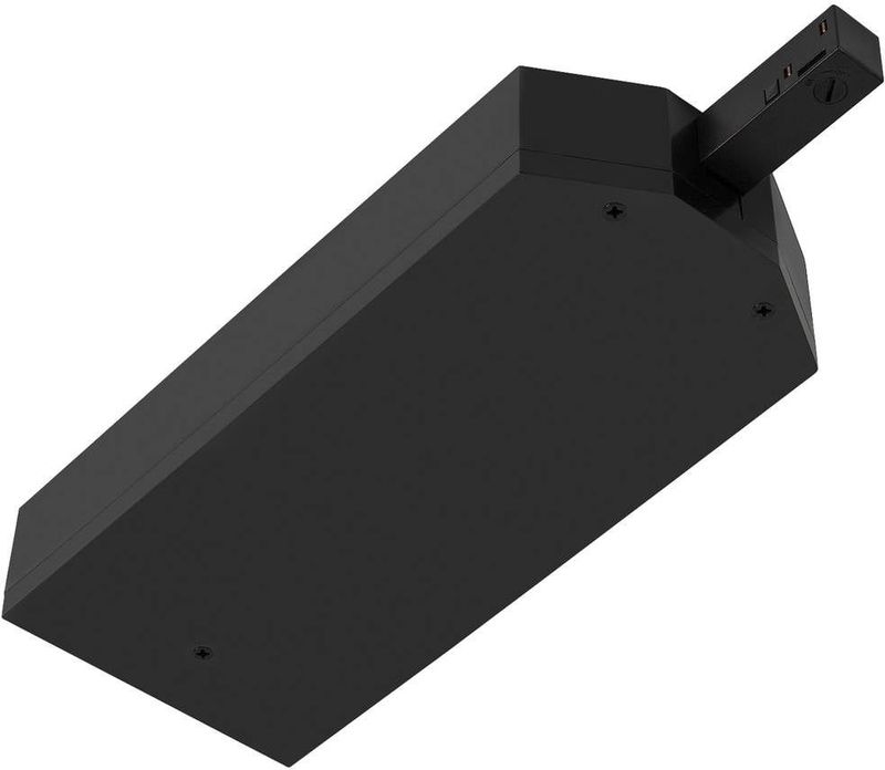 SLV - 48V TRACK - Transformatorbehuizing - Zwart - Inclusief Eindvoeding Links - DALI