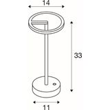 SLV - Vinolina One - Draagbare Tafellamp - Rust - IP54