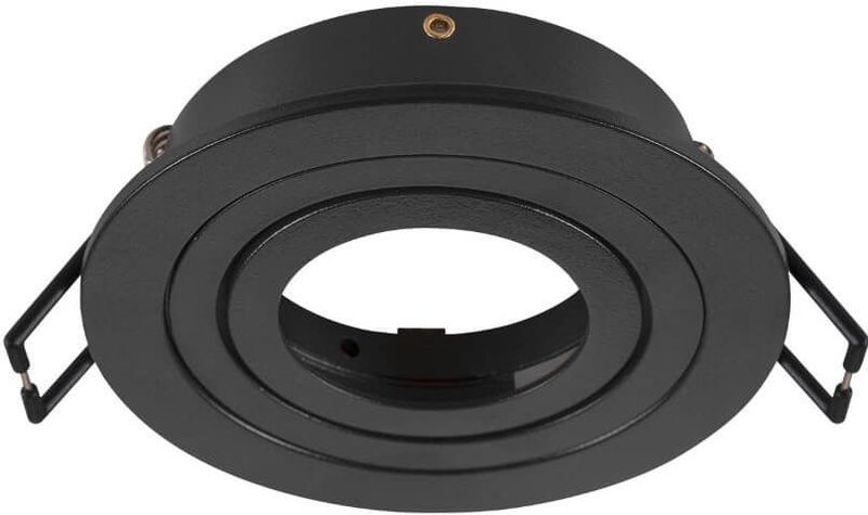 SLV - NEW TRIA® 75 - Plafondinbouwring - Zwart - D: 9.3 H: 2.6 cm - IP20