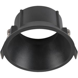 SLV - NEW TRIA® 95 - Plafondinbouwring - Verdiept - Zwart - D: 10.3 H: 5.5 cm - IP20