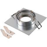 SLV - NEW TRIA® 75 XL - Plafondinbouwring - Aluminium - L: 11 B: 11 H: 2.6 cm