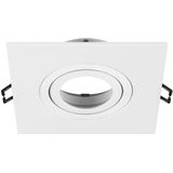 SLV - NEW TRIA® 75 XL - Plafondinbouwring - Wit - L: 11 B: 11 H: 2.6 cm