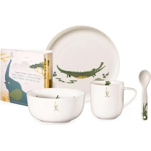 ASA Selection Kinderservies Kids Croco Krokodil 5-delig