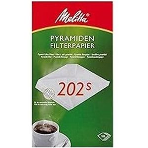 Melitta Filtertüten 101, Aromapor Papier, Naturbraun, (9x40) Stück