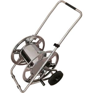 Sirocco - Professionele Slangenwagen 1/2 - 80 meter - RVS - Tuin - Bewatering - Slangenhaspel - Tuinslanghaspel - Slanghouder - Zonder Slang