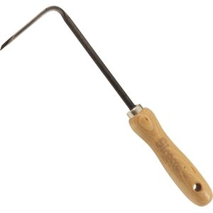 Sirocco, Handgesmede onkruidwieder met beukenhouten handvat (14 cm)