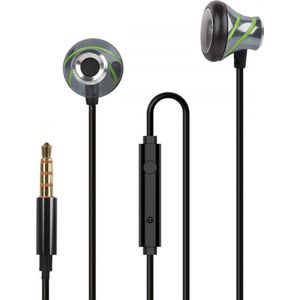 Fontastic 250910 In-Ear Headset - Oordopjes met microfoon - 3.5 mm jack - Zwart