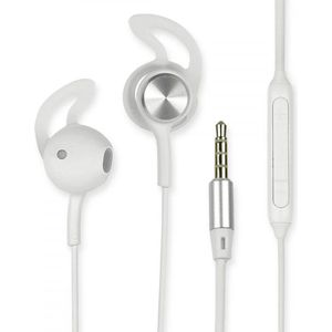Fontastic 255311 In-Ear Headset - Oordopjes met microfoon - Camera-ontgrendeling - Wit