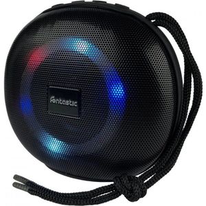 Drahtloser Lautsprecher Limboso schwarz LED Lichtshow, FM Radio, TWS, Karten Slot USB Port