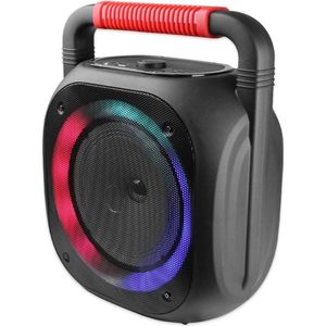 Fontastic - 261817 - Draadloze Partyluidspreker/Karaokeset - Mic & Led-Verlichting - FM-RADIO