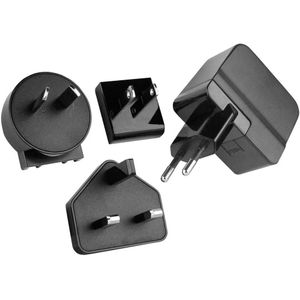 HN Power HNP 12I-USBL6 (12 W), USB-lader, Zwart