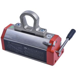 Permanent-hefmagneet, voor voorwerpen met dunne wanden, hijsvermogen 300 kg bij vlak materiaal, 120 kg bij rond materiaal
