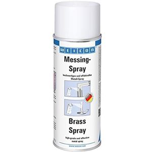 WEICON Brass Spray 400ml |Metaalcoating met hoge kwaliteit en efficiëntie