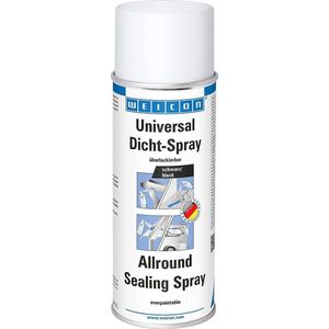 WEICON Universele afdichtingsspray, 400 ml, afdichtmiddel voor binnen en buiten, spuitkunststof, waterdicht, zwart