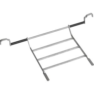 Alape - Emmerrooster - Aluminium - t.b.v. Uitstortgootsteen